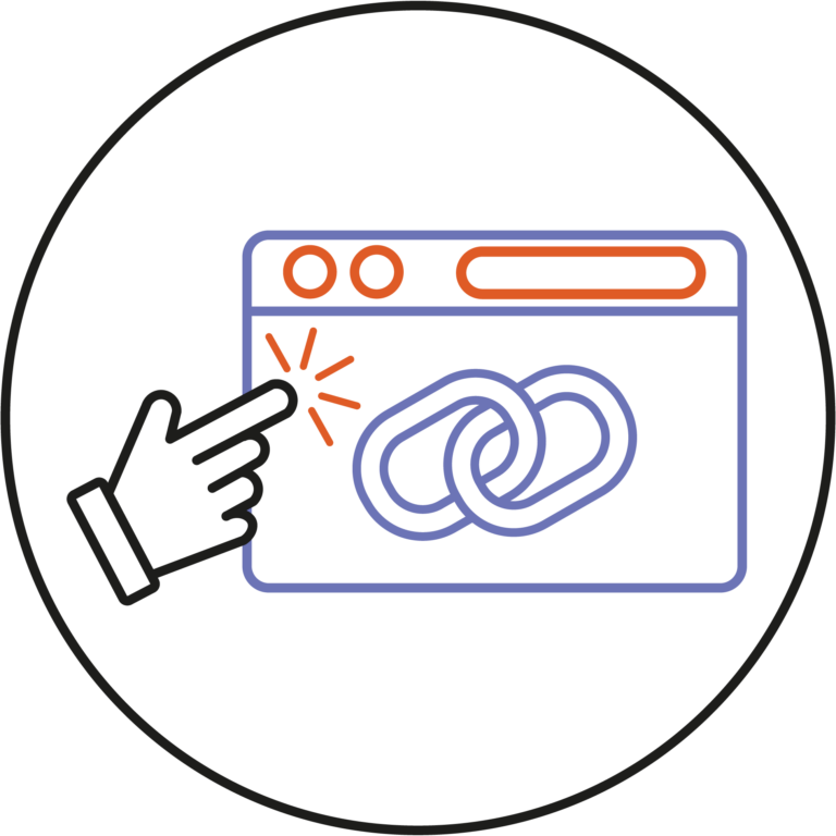 hyperlink accessibility icon